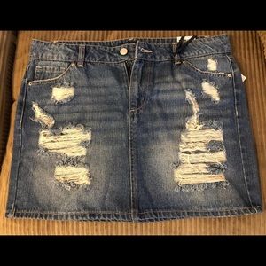 New  w/tags High waisted denim skirt